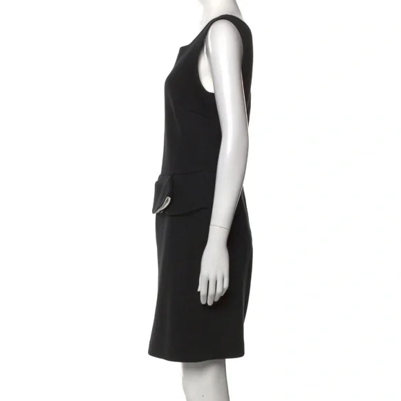Sandro Scoop Neck Midi Length Dress - size 3 (US 8) - Picture 3 of 8